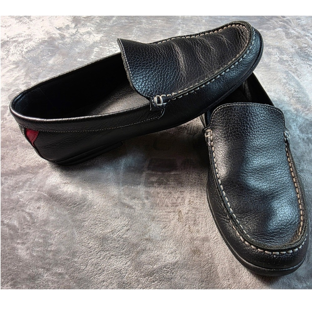 FootJoy Club ‎ Driving Mocs Casuals Loafers Mens 12 Black Leather